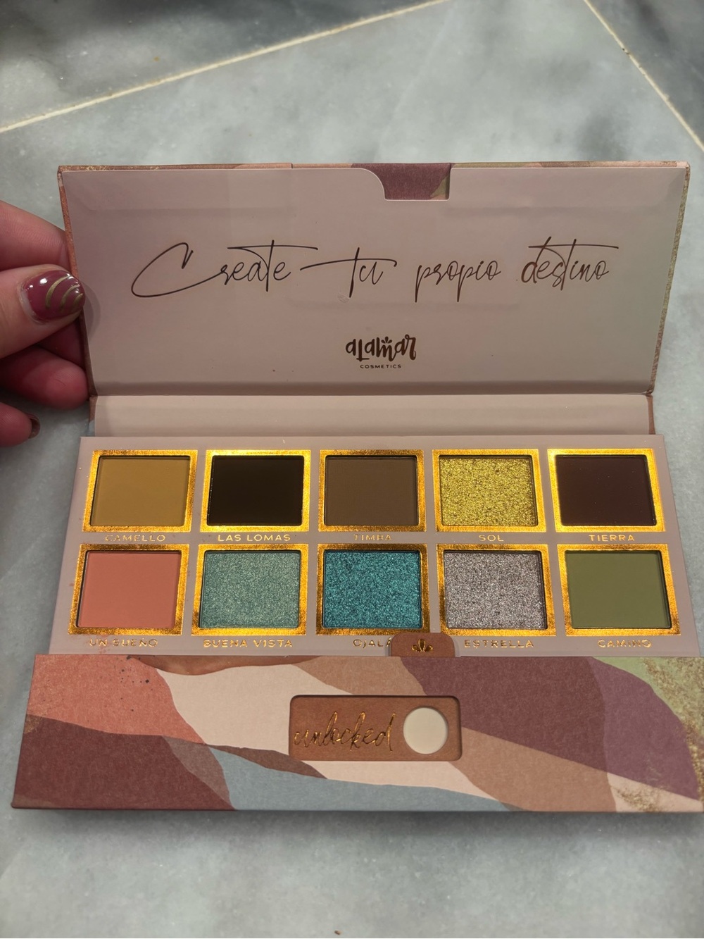 Sultry Teal & Earth Eyeshadow Palette - Mixed Matte & Shimmer